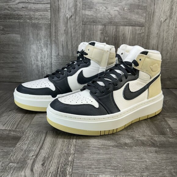 Air Jordan 1 Elevate Women's size 10 Team Gold Mid Top Shoes DN3253-700 - Picture 4 of 8